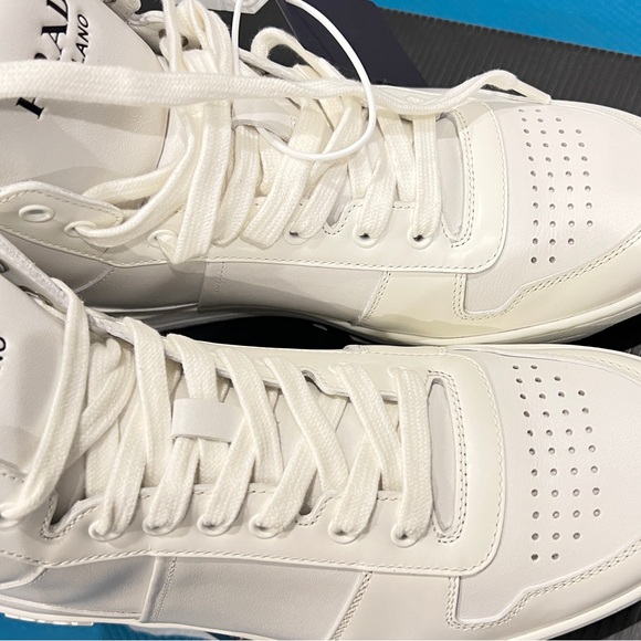Prada high top sneaker in men size 5uk converted to size 8 or 8.5 in women. - Picture 2 of 7
